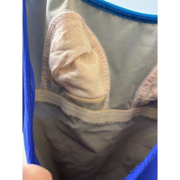 Garbar Women's light blue and royal blue  Swimsuit Size 12L - Picture 5 of 10